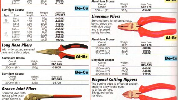 Spark-Resistant Safety Tools