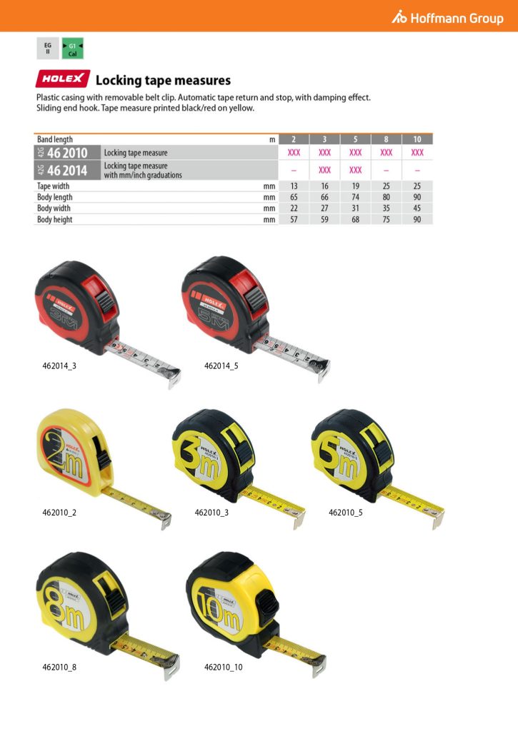 holex tools catalog