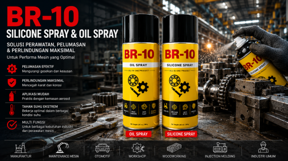 BR-10 Silicone Spray & Oil Spray