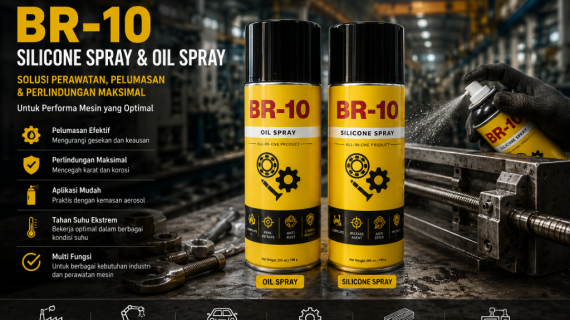 BR-10 Silicone Spray & Oil Spray
