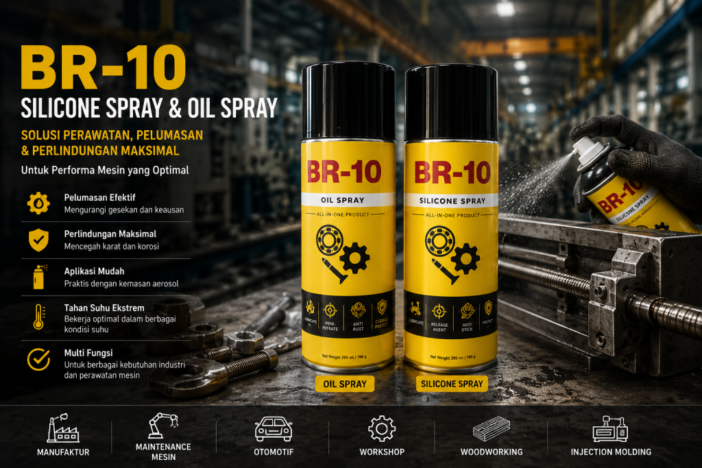 BR-10 Silicone Spray & Oil Spray